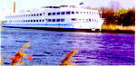 River passenger vessel hotel