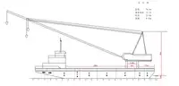56m Crane Barge 350t