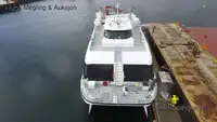 Catamaran 142 Pax with cargo room / crane